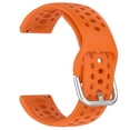thumbnail image 2 of Tono de silicona correa con conector de metal deportivo de reemplazo reloj hebilla pulsera, 2 of 4