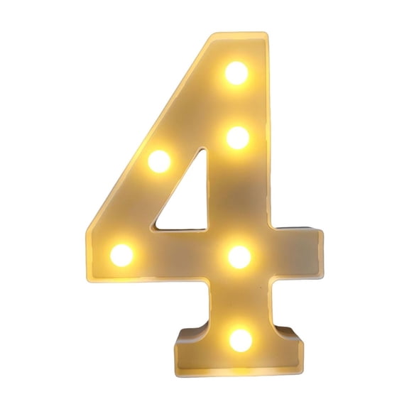 Fasiaou LED Marquee Letter Lights Sign, Light Up Alphabet Letter for Home Party Wedding Decoration 4