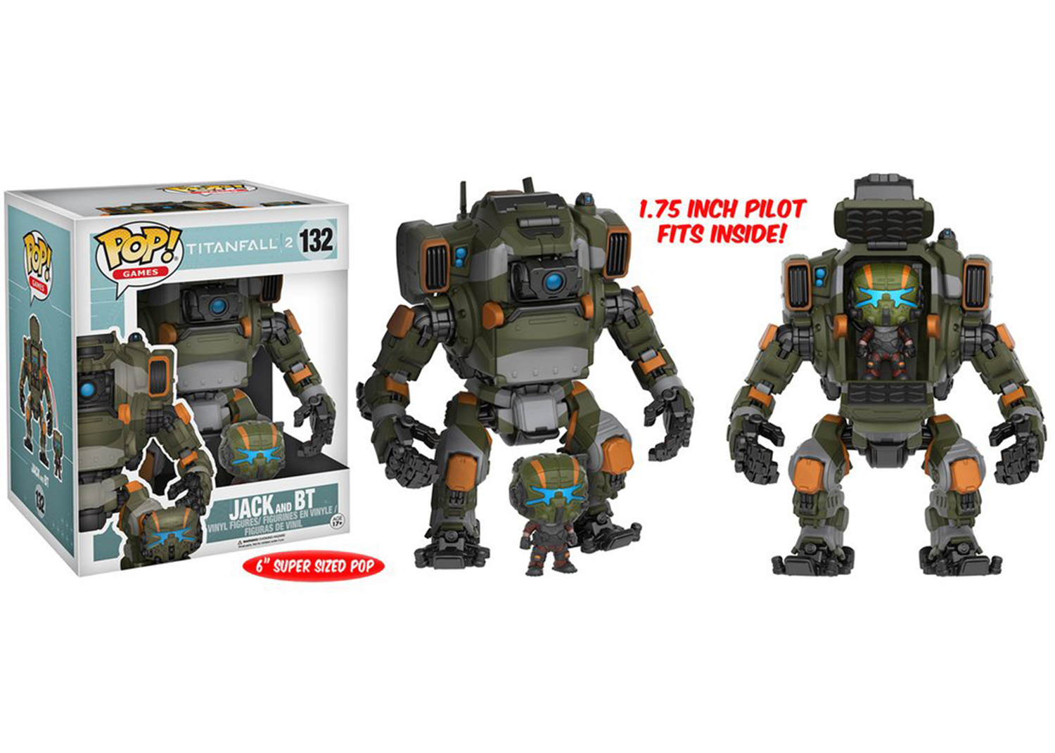 Collectible Toy Funko Games Titanfall 2 Jack Pop Vinyl Figure And Bt Titan Vehicle 2pc Set Multipack Of 12 Walmart Com Walmart Com