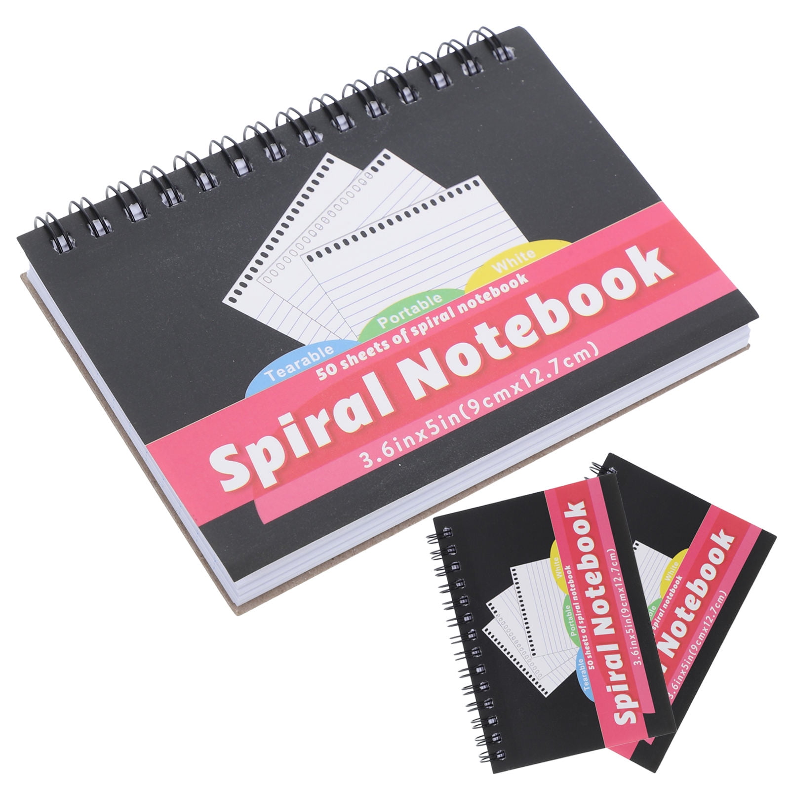 WORGEOUS 9 Pcs  Mini Notepad for Pocket Use mini Spiral Notebook for Memo Notes Notepads Easy To Use Notepads Small Legal Pads Writing Pad (50 Pages/book)