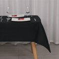 thumbnail image 2 of SHILIU-Faux Linen Rectangle Tablecloth - Wrinkle Free, Washable Rust-Proof Rectangle Table Cloth for Kitchen Dining Room Holiday Table Cover for Party Dinner, Farmhouse, Black, 60 X 120 Inch, 2 of 4