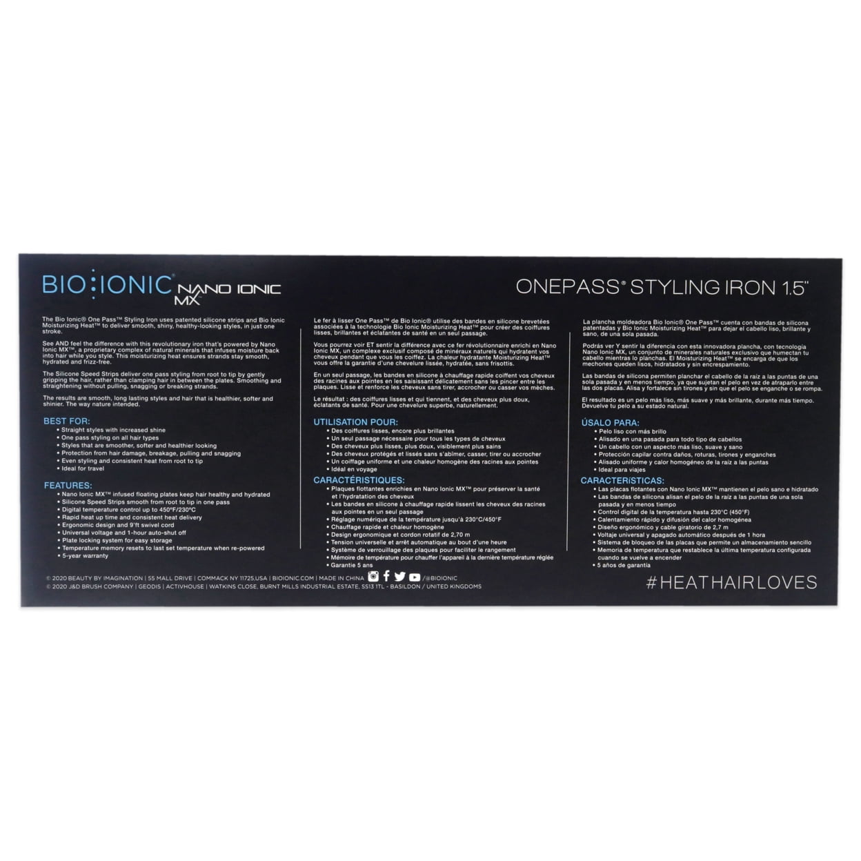 Bio ionic onepass 1.5 sales