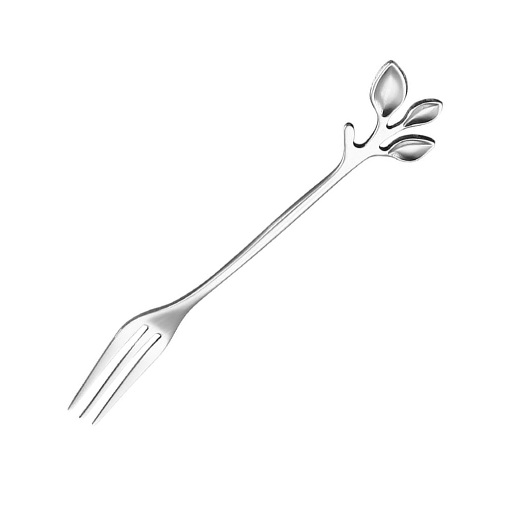 Classic Coffee Spoon Dessert Spoon Metal Branch ShapeGrade Ice Cream Tea Spoon 
