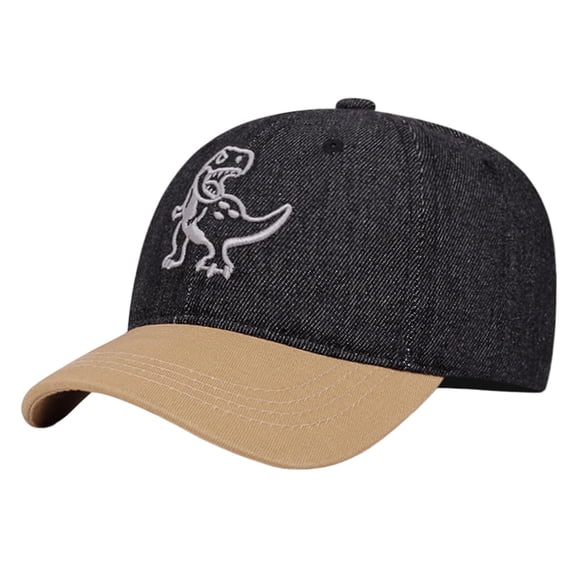 SAWOBUUN Kids Embroidery Baseball Cap Adjustable Snapback Casual Trend Soft Top Cotton Sun Hat for Boys Girls