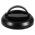 thumbnail image 2 of Miangastore Poignée de Porte Ronde en Acier Inoxydable Encastrée, Moderne, Noire, pour Porte Coulissante de Grange, 2 of 8