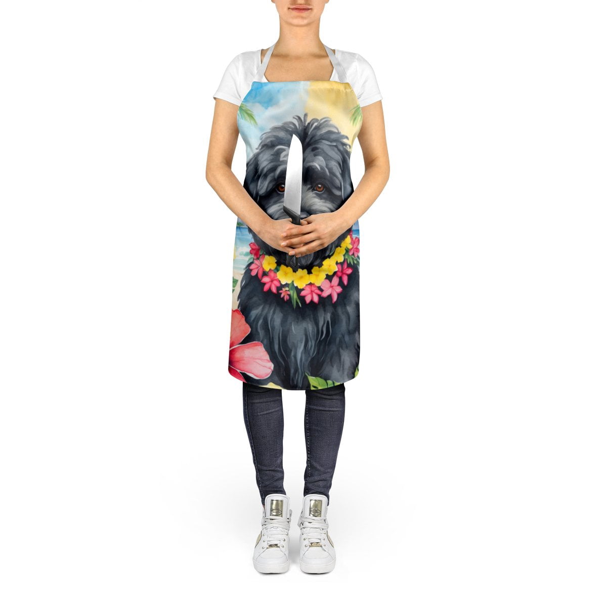 Puli Luau Apron 27 in x 30 in