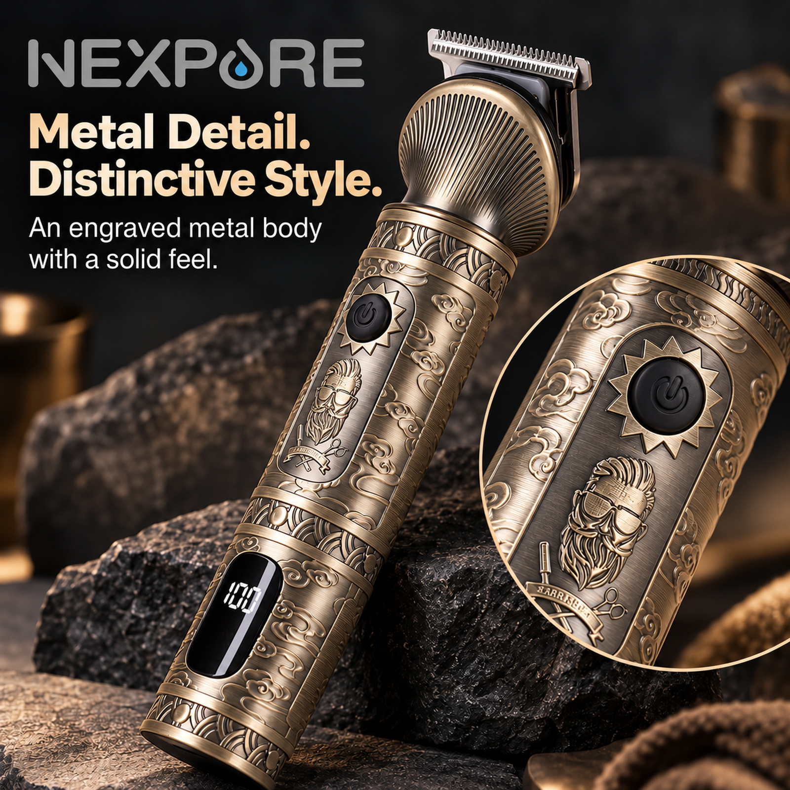 NEXPURE 6-in-1 Cordless Beard Trimmer Kit photo 7