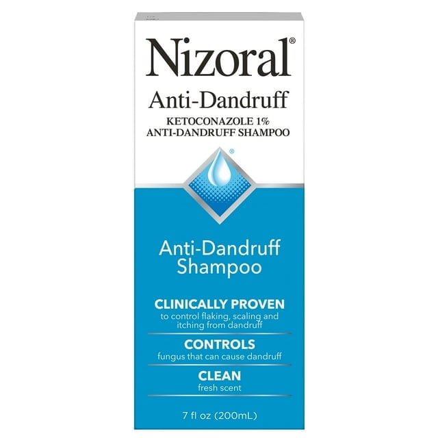 Shampoo Nizoral Anticaspa con 1% de Ketoconazol, Aroma Fresco, 207 ml