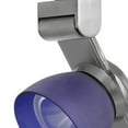 thumbnail image 3 of 12W Integrated Metal and Polycarbonate LED Track Fixture, Silver and Blue- Saltoro Sherpi, 3 of 5