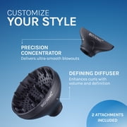 Bio Ionic AeroGravity Featherlight Hair Dryer, Lightweight Ionic, Folding Handle