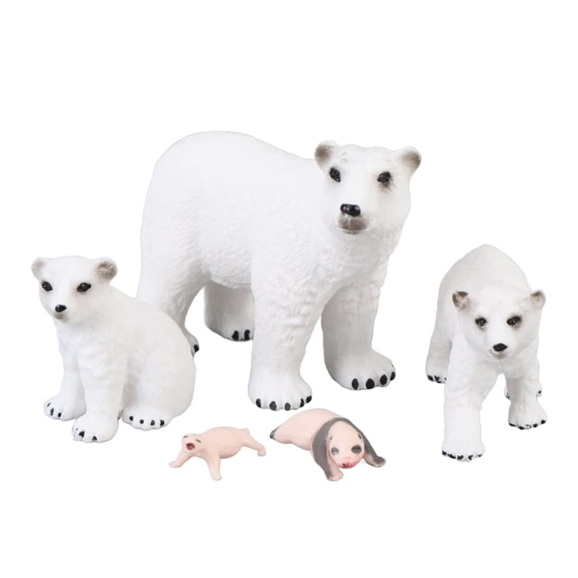 Figura Animal del Oso, Simulaciódón decorativa del Juguete de Crecimiento del Oso 5 piezas para niños