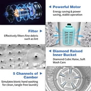 Ktaxon 17.8lbs Portable Fully Automatic Washing Machine W/ Drain Pump
