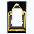thumbnail image 5 of Metal Light Switch Plate Cover Elegant Paris Purse Frame Mask PRS021, 5 of 13