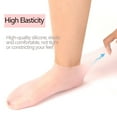 thumbnail image 2 of Moisturizing Foot Mask Exfoliating Silicone Socks,Beach Protective Socks,Silicone Socks for Dry Cracked Feet Women(2pcs white), 2 of 8