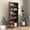 Walnut + Particle Board+MDF, variant on ENTU Freestanding Kitchen Pantry Cabinet Particle Board MDF 15.75x15.16x70.87 Inch White