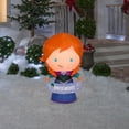 thumbnail image 2 of Gemmy Inflatable Disney's Frozen Anna LED Lighted Yard Decoration - 42 in, 2 of 2