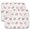 Cute Baby Pi, variant on 2pcs Ethnic Mandala Dish Drying Mat, 3-Layer Thick Absorbent Countertop Pad, Geometric Sacred Symbolic Design, Machine Washable & Reusable