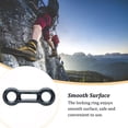 thumbnail image 4 of Sonducket Mosquetón Cuerda Bloqueo Anillo Fijador Herramientas Simple Rappeling Accesorios Simple Rigging Fix Anillos Accesorio Escalada Aro Escalada Sonducket OD025822-00, 4 of 6
