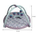 thumbnail image 3 of Bacati - Girls Activity Gym & Playmat, Isabella Paisley Lilac/Purple/Aqua with Toys, 3 of 5