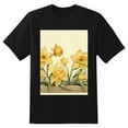 thumbnail image 2 of Plus Size Shirt for Women Black Tops for Women Oversized Short Sleeves Shirt for Women Daffodil1 T Shirt Crewneck Shirt for Women 3XL, 2 of 5