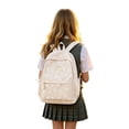 thumbnail image 4 of FYDUU Plaid Backpack for Girls Cute Bow School Bag Checkered Backpacks for Middle School Stylish Bookbag Lightweight Casual Daypack, 4 of 4