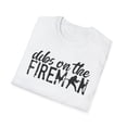 thumbnail image 5 of Dibs On The Fireman, Gildan Unisex Softstyle T-Shirt, Graphic Tee, S-3XL, 5 of 5