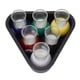 thumbnail image 1 of 6pcs Billiards Pool Balls Shot Glasses Set Multicolor Pool Balls Drinking Glasses for Bar Gatherings, 1 of 4