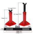 thumbnail image 3 of Metal Jacks Stand Compact Portable Metal Jacks Stand for RC-Car, 3 of 5