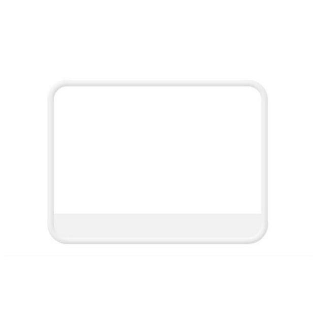 Screen collision protection central control navigation silicone frame