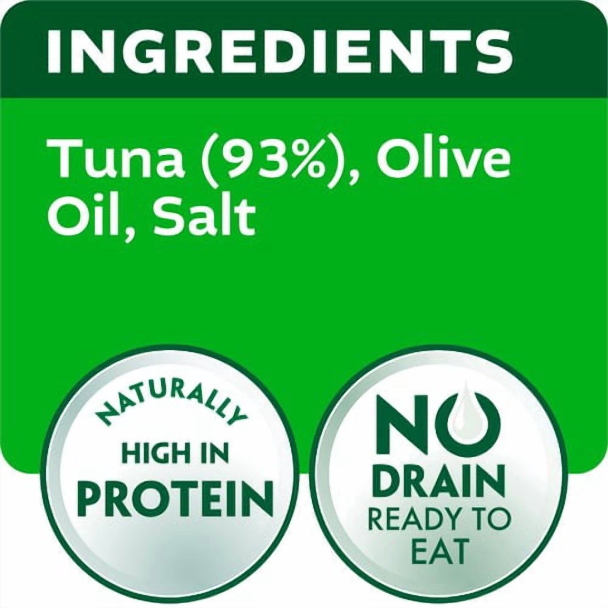 John West No Drain Fridge Pot Tuna Steak with a Little Olive Oil 3 x 110g, British Import (Pack of 3)