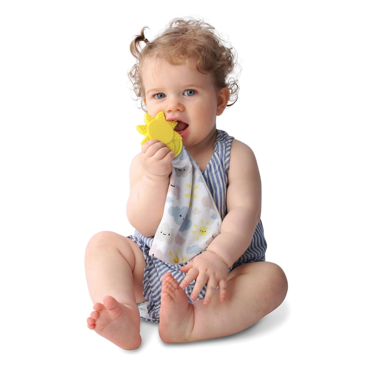 Malarkey Kids Munch-It Blanket: Teether and Cozy Blanket Combo for Teething Babies - You Are My Sunshine
