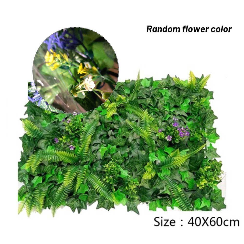 1pc 4pc Artificial Foliage Greenery Wall Hedge Mat 40x60cm Wedding Venue Decor 