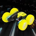 thumbnail image 1 of Coche Rc 4WD RC Car Rotación de 360 ​​grados 2.4G Doble cara Flips Best Gifts (Amarillo) Tmvgtek libre de BPA, 1 of 4