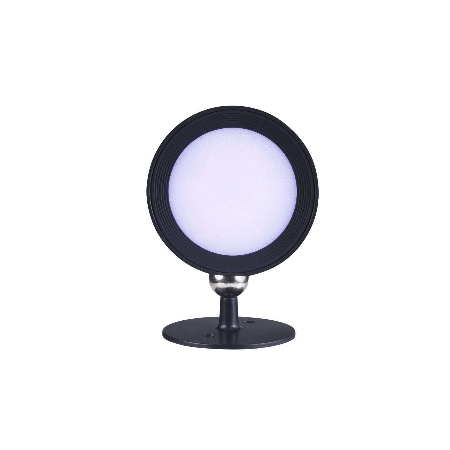 Vivitar RGB Puck Lights 2 Pack - Rechargeable LED Puck Lights with Remote, Magnetic Wall Mount, 360-Degree Rotating Color Changing Accent Lights with Stand