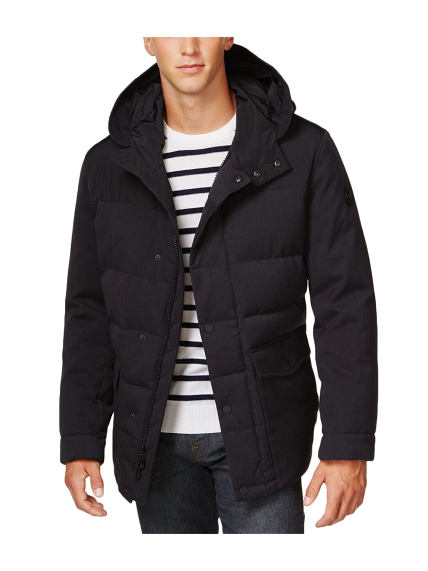 Michael Kors Mens Big & Tall Down Parka Coat midnightblue 2XL Walmart