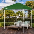 thumbnail image 2 of EAGLE PEAK 6.6 x 6.6 ft Pop Up Canopy Tent Instant Outdoor Canopy Easy Set-up Straight Leg Folding Shelter with Wheeled Bag, 2 of 9
