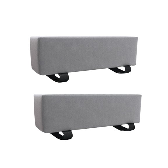 Chair Armrest Pad Durable Soft Memory Foam for Gaming Chair Office Household Gray