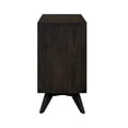 thumbnail image 5 of Allora 6-Drawer Modern Wood Dresser with Antique Brass Accents in Brown, 5 of 11