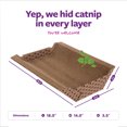 thumbnail image 4 of SmartyKat Super Scratcher Chaise, Catnip-Infused Corrugate Cat Scratcher & Lounge, 4 of 10