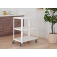 thumbnail image 4 of Trinity  Metal Utility Cart 30x18x36 White, 4 of 5