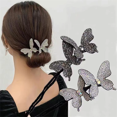 thumbnail image 2 of Horquilla de mariposa para hacer moños, diadema con giro, diadema para peinados perezosos, banda para el cabello para mujer, accesorio para el cabello para banquetes, regalo, 2 of 6
