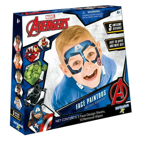 Face Paintoos Marvel Avengers Pack - Face Paint Craft Set (5 Pack)
