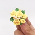 thumbnail image 2 of Big Sale! Ongmies Home Decor Clearance Miniature Dollhouse Flowers Miniature Bonsai Flower Dollhouse Christmas Tree Mini Potted Flower Dollhouse Hanging Flower Pot Model Toys Ornaments 1-A, 2 of 9