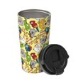 thumbnail image 2 of Fotbe Animals Printed Insulated Travel Coffee Mug Spill Proof Leak Proof Stainless Steel Coffee Tumbler Reusable Coffee Cups with Lids Thermos, 2 of 8