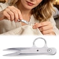 thumbnail image 2 of Heavy Duty Scissors Multipurpose Cutting Tool Ergonomic Comfort Grip Stainless Steel Fishing Line Trimming, 2 of 6