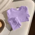 thumbnail image 4 of NIEWTR Little Girls Pajamas 2T 3T 4T 2Pcs Long Sleeve Crewneck Top and Elastic Waist Pants Set Snug Fit Sleepwear for Toddler Baby Girl Fall Winter Dailywear(A-Light Purple,1-2 Years), 4 of 5