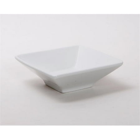 

Mini Footed Square Bowl 6.5 oz. - Porcelain White - 2 Dozen