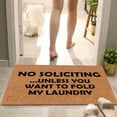 thumbnail image 4 of Area Rugs,No Soliciting Doormat Welcome Doormat Carpet Doormat No Soliciting We Have Found Please Go Doormat, 4 of 7