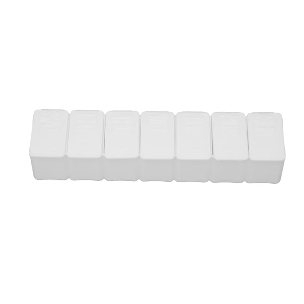 Pastillero semanal portátil de 3 piezas, con compartimentos para 7 días, suplementos, vitaminas y aceite de pescado.