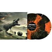 Jurassic World: Fallen Kingdom Original Motion Picture Soundtrack (Indo-Raptor Orange Stripe Colored Vinyl) LP Record by Michael Giacchino